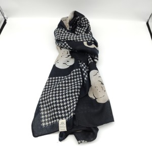 Black Butterfly Bird Scarf